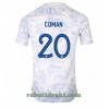 Frankrike Kingsley Coman 20 Borte VM 2022 - Herre Fotballdrakt
